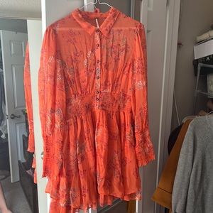 Cute mini dress from Free People. Great color for fall!